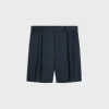 Discount men s shorts in striped wool Women Pants And Shorts