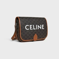 Fashion Messenger Folco in Triomphe Canvas with print Triomphe Canvas | Categories·Cross-Body Bags