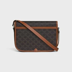 Fashion Messenger Folco in Triomphe Canvas with print Triomphe Canvas | Categories·Cross-Body Bags