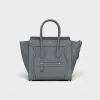 Outlet Micro Luggage handbag in baby drummed calfskin Women More Lines·Other Lines