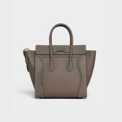 Discount Micro Luggage handbag in drummed calfskin Women More Lines·Other Lines