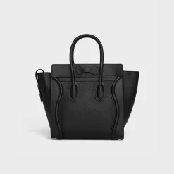 Best Micro Luggage handbag in drummed calfskin Women More Lines·Other Lines