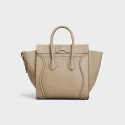Discount Micro Luggage handbag in drummed calfskin Women More Lines·Other Lines
