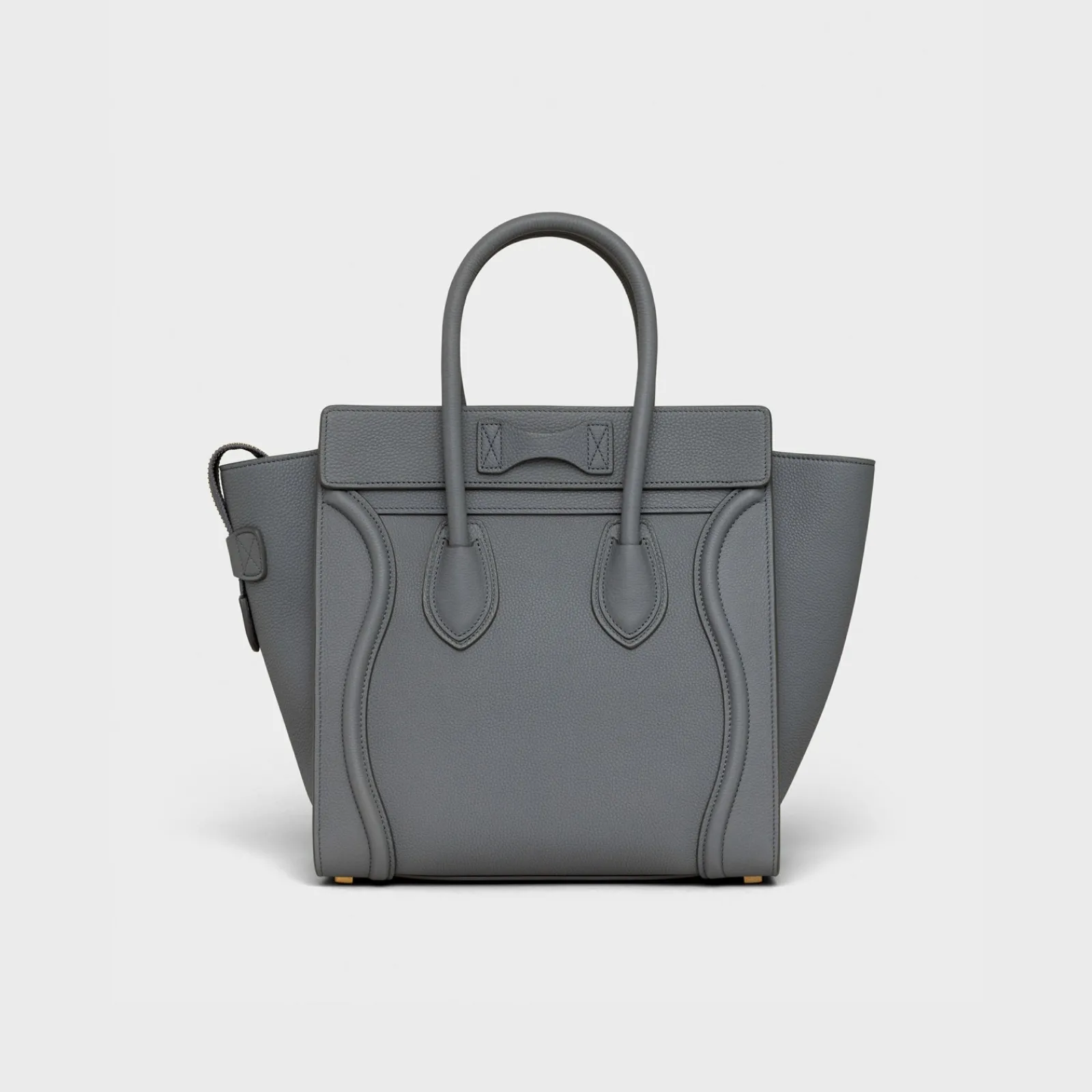 Outlet Micro Luggage handbag in baby drummed calfskin Women More Lines·Other Lines
