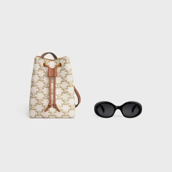 New MICRO SAILOR in TRIOMPHE CANVAS AND CALFSKIN Women Triomphe Canvas | More Lines·Other Lines