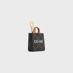 Sale MICRO VERTICAL CABAS in Triomphe Canvas and Calfskin Women Triomphe Canvas | Categories·Straps And Accessories