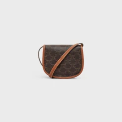 Online Mini Besace in Triomphe Canvas and calfskin Women Triomphe Canvas | Categories·Cross-Body Bags