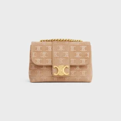 Discount MINI VICTOIRE in SUEDE CALFSKIN WITH TRIOMPHE STRASS Women More Lines·Other Lines
