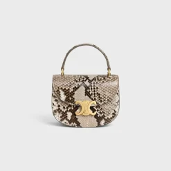 Sale MINI CHAIN BESACE CLEA in PYTHON Women More Lines·Clea