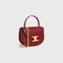 Sale MINI CHAIN BESACE CLEA in LIZARD Women More Lines·Clea