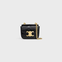 Fashion MINI CHAIN CLAUDE in NILOTICUS CROCODILE Women More Lines·Claude