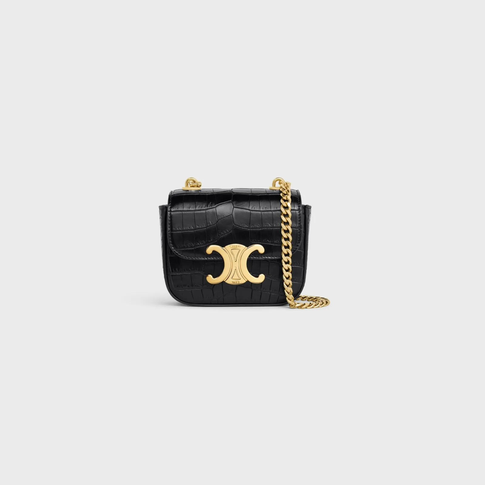 Fashion MINI CHAIN CLAUDE in NILOTICUS CROCODILE Women More Lines·Claude