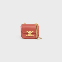 Clearance MINI CHAIN CLAUDE in Shiny calfskin Women More Lines·Claude