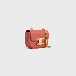 Clearance MINI CHAIN CLAUDE in Shiny calfskin Women More Lines·Claude