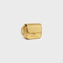 Online MINI CLAUDE in LAMINATED LIZARD Women More Lines·Claude