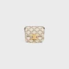 Discount MINI CLAUDE in TEXTILE WITH TRIOMPHE PRINT AND CALFSKIN Women More Lines·Claude