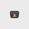 Fashion MINI CLAUDE in TRIOMPHE CANVAS and calfskin Women Triomphe Canvas | More Lines·Claude