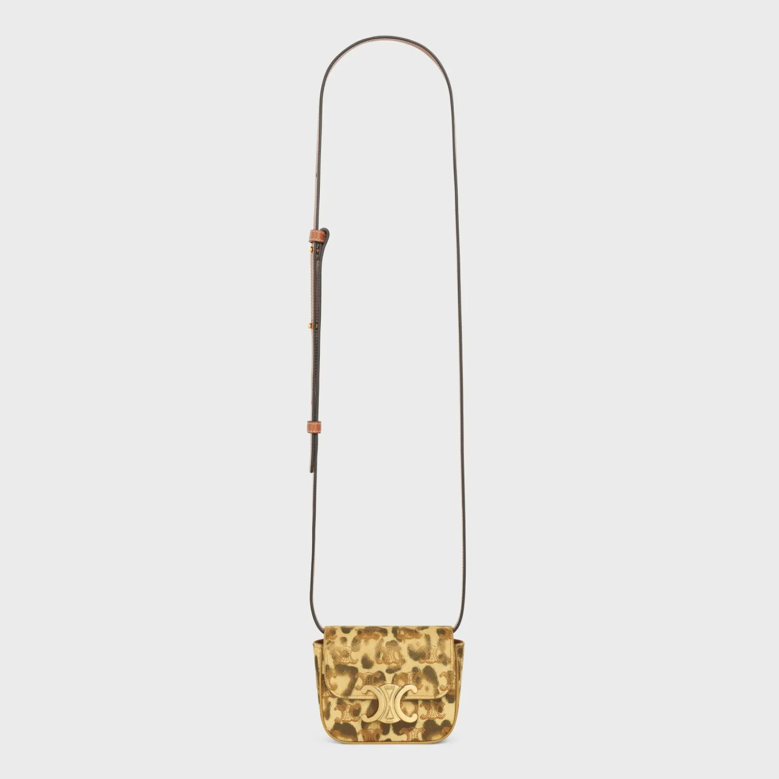Sale MINI CLAUDE in Triomphe Canvas with print Women Triomphe Canvas | More Lines·Claude