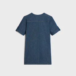 Online mini dress in dark ocean wash denim Women Dresses And Skirts | Denim