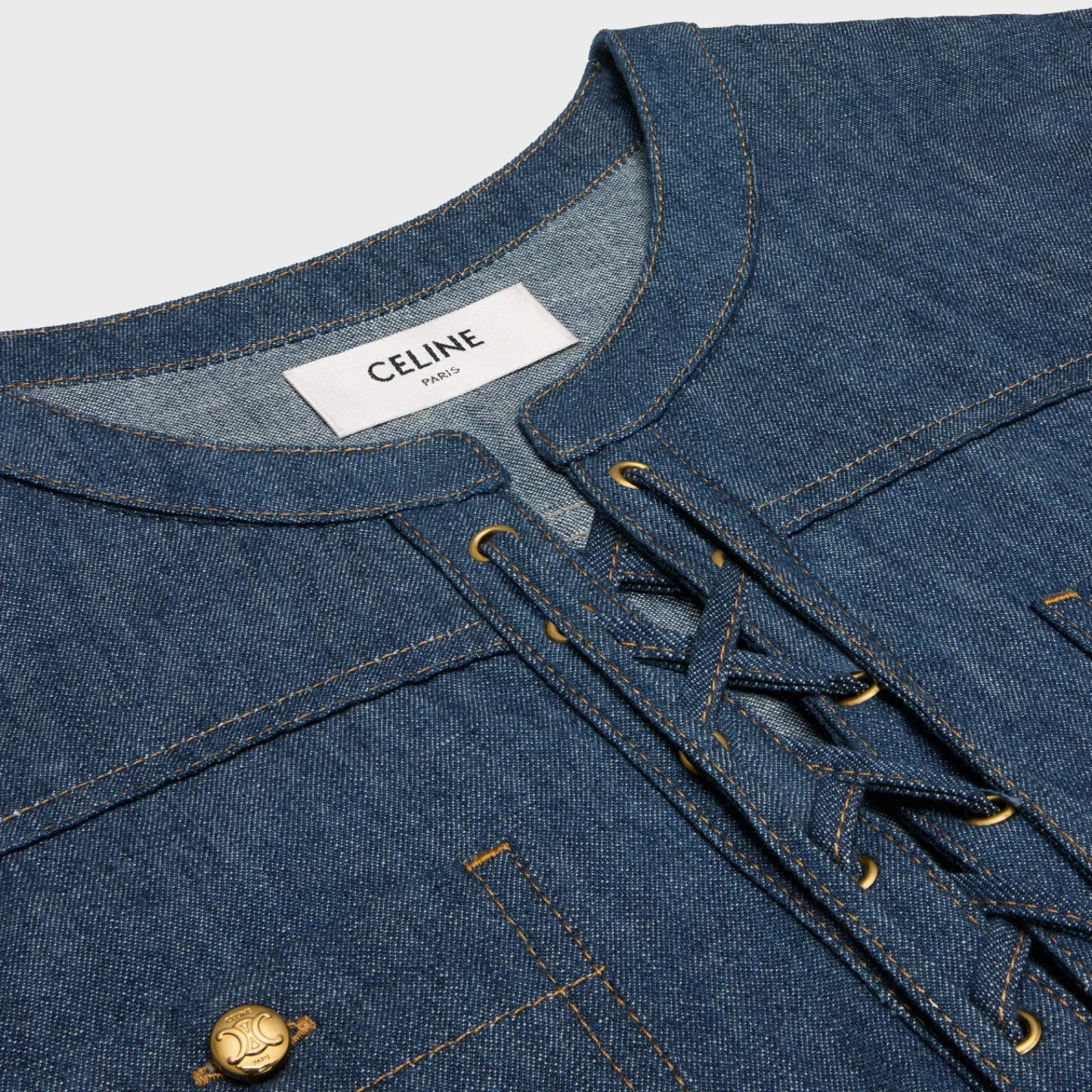 Online mini dress in dark ocean wash denim Women Dresses And Skirts | Denim