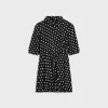 New mini dress in viscose sablé Women Dresses And Skirts