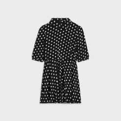 New mini dress in viscose sablé Women Dresses And Skirts