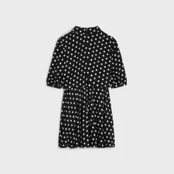 New mini dress in viscose sablé Women Dresses And Skirts