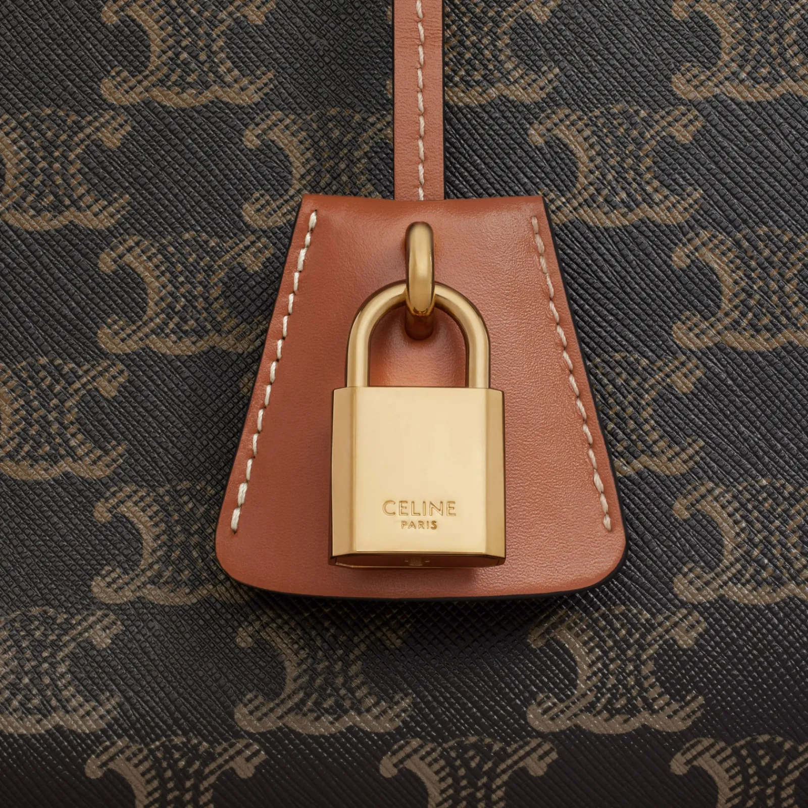 Sale mini horizontal cabas in Triomphe Canvas and calfskin Women Triomphe Canvas | Categories·Top-Handle Bags