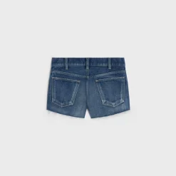 Hot mini shorts in dark union wash denim Women Pants And Shorts | Denim