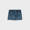 Best mini skirt in dark union wash denim Women Dresses And Skirts | Denim