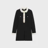 New mini trapeze dress in wool jersey Women Dresses And Skirts