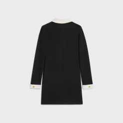 New mini trapeze dress in wool jersey Women Dresses And Skirts
