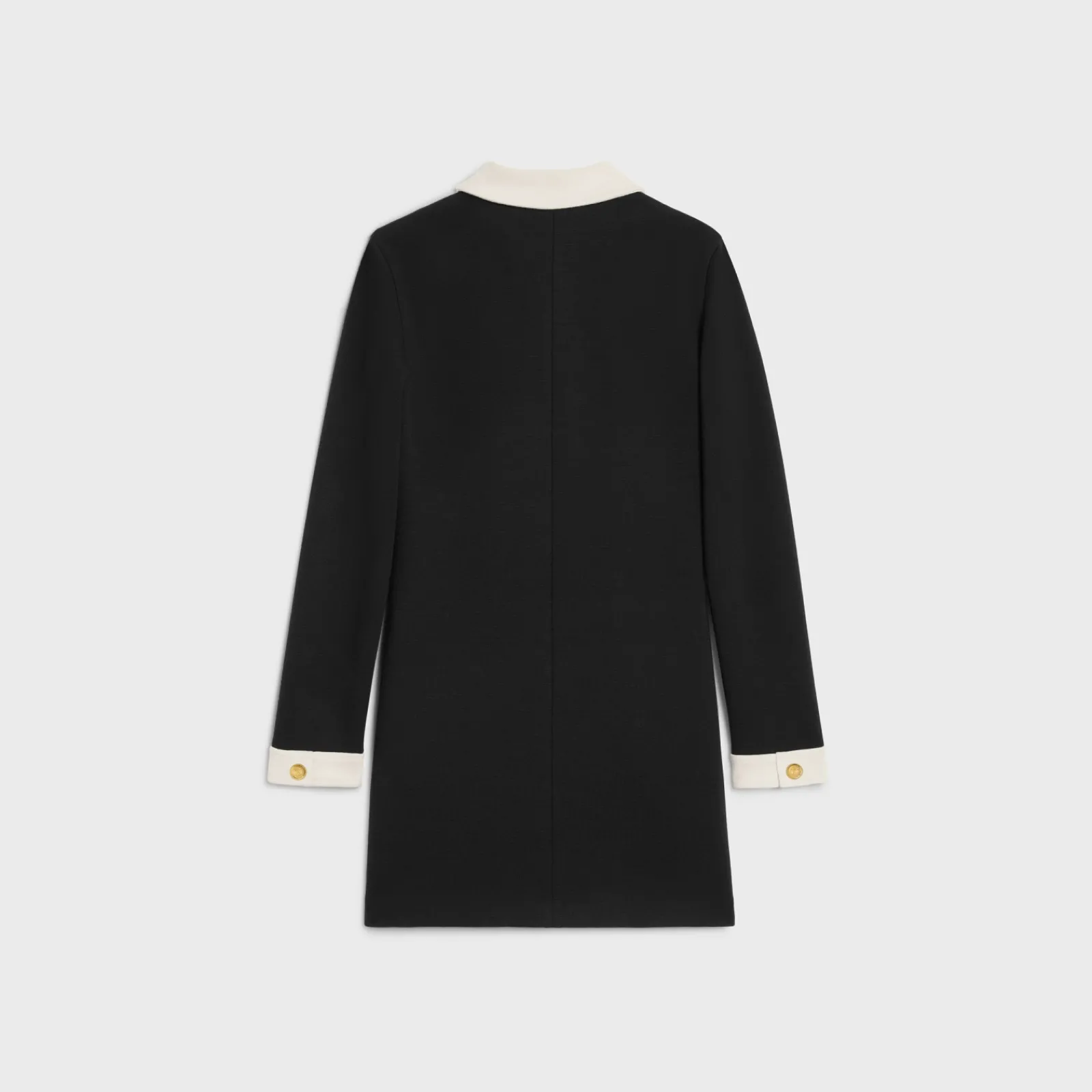 New mini trapeze dress in wool jersey Women Dresses And Skirts