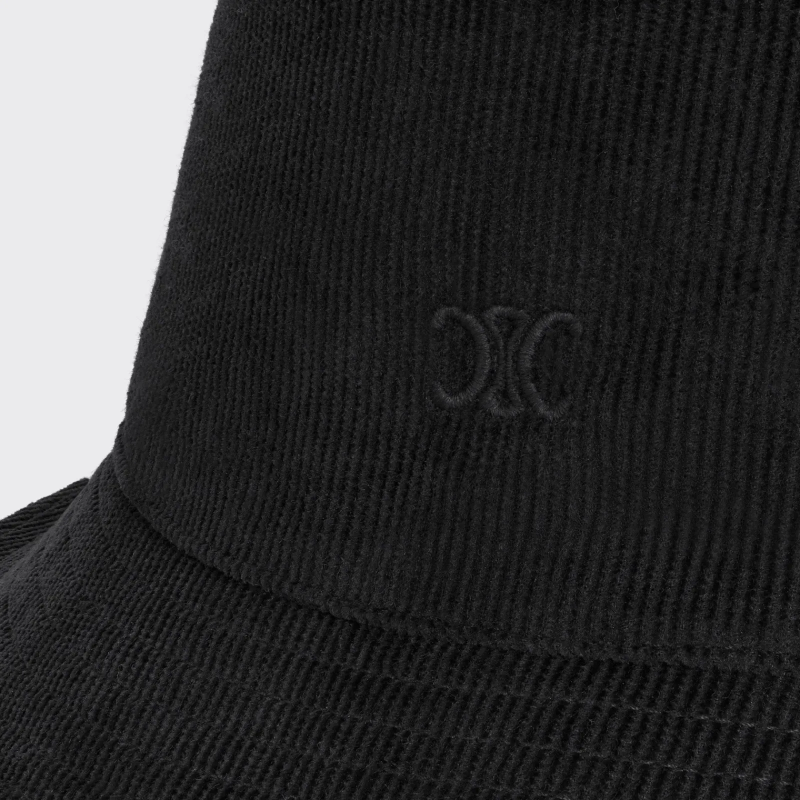 Fashion mini triomphe bucket hat in corduroy Hats And Soft Accessories