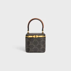 Hot MINI VANITY CASE in Triomphe Canvas and Calfskin Women Triomphe Canvas