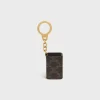 Clearance Miniature Perfume Holder Charm in Triomphe Canvas and calfskin Fragrances