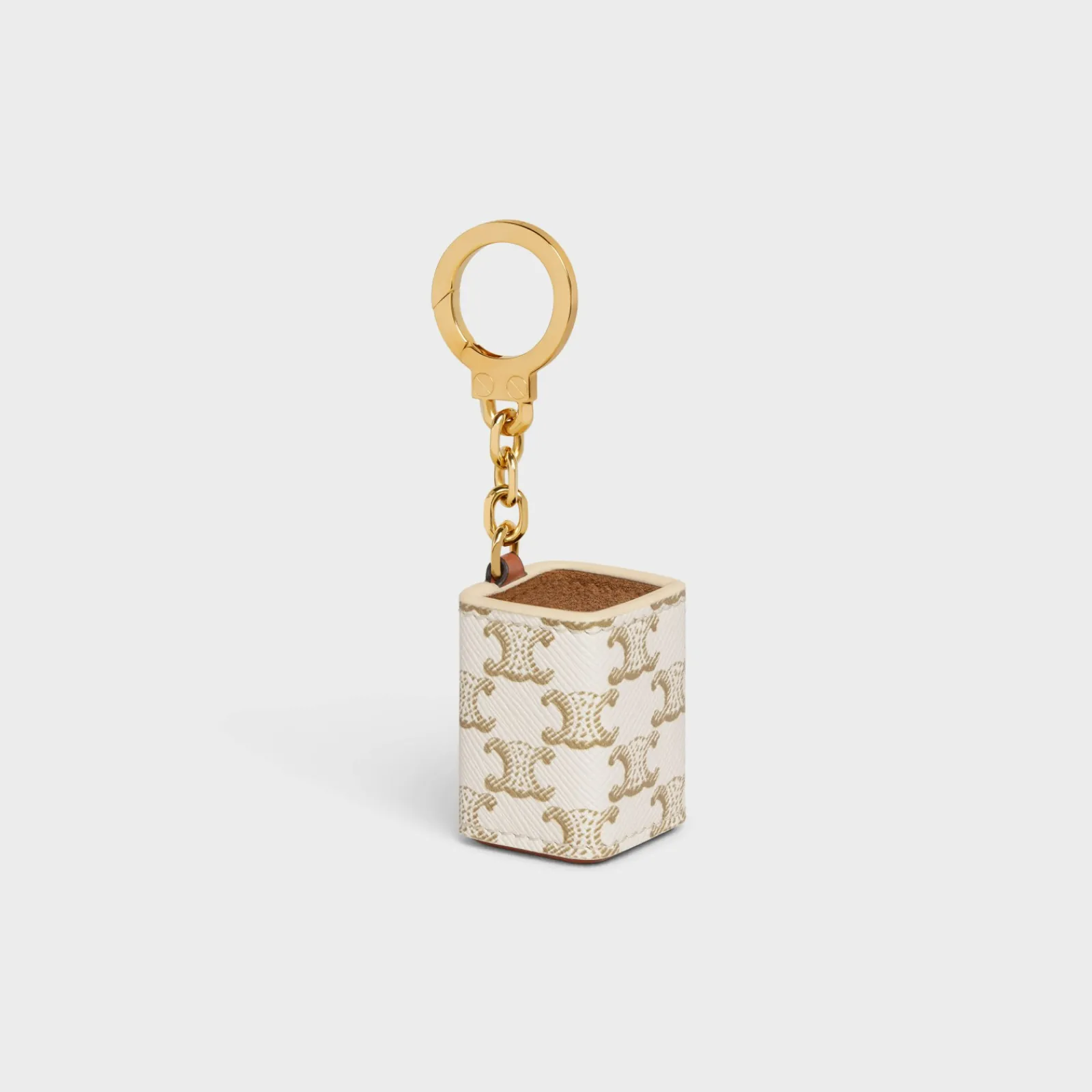 Best Miniature Perfume Holder Charm in Triomphe Canvas and calfskin Fragrances