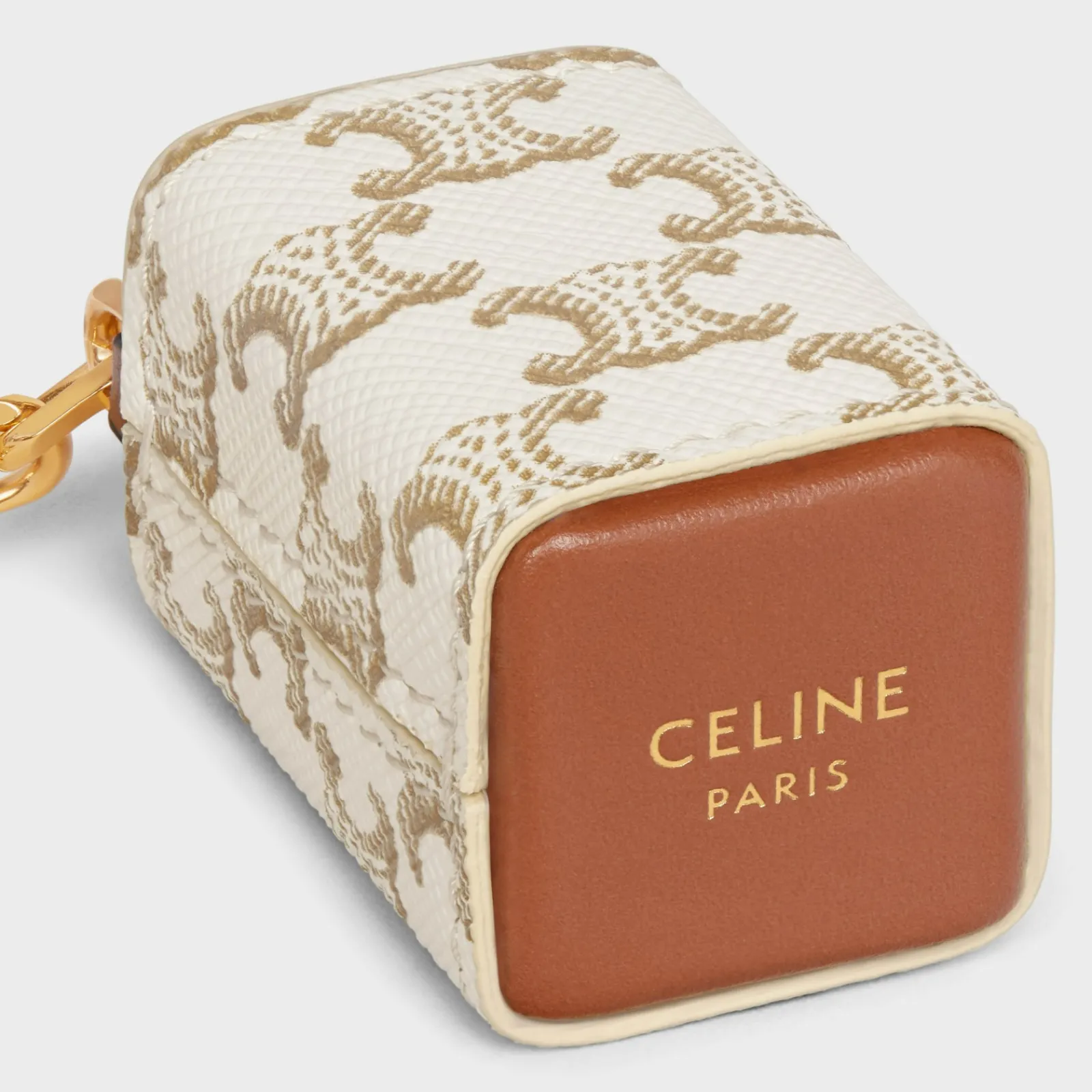 Best Miniature Perfume Holder Charm in Triomphe Canvas and calfskin Fragrances
