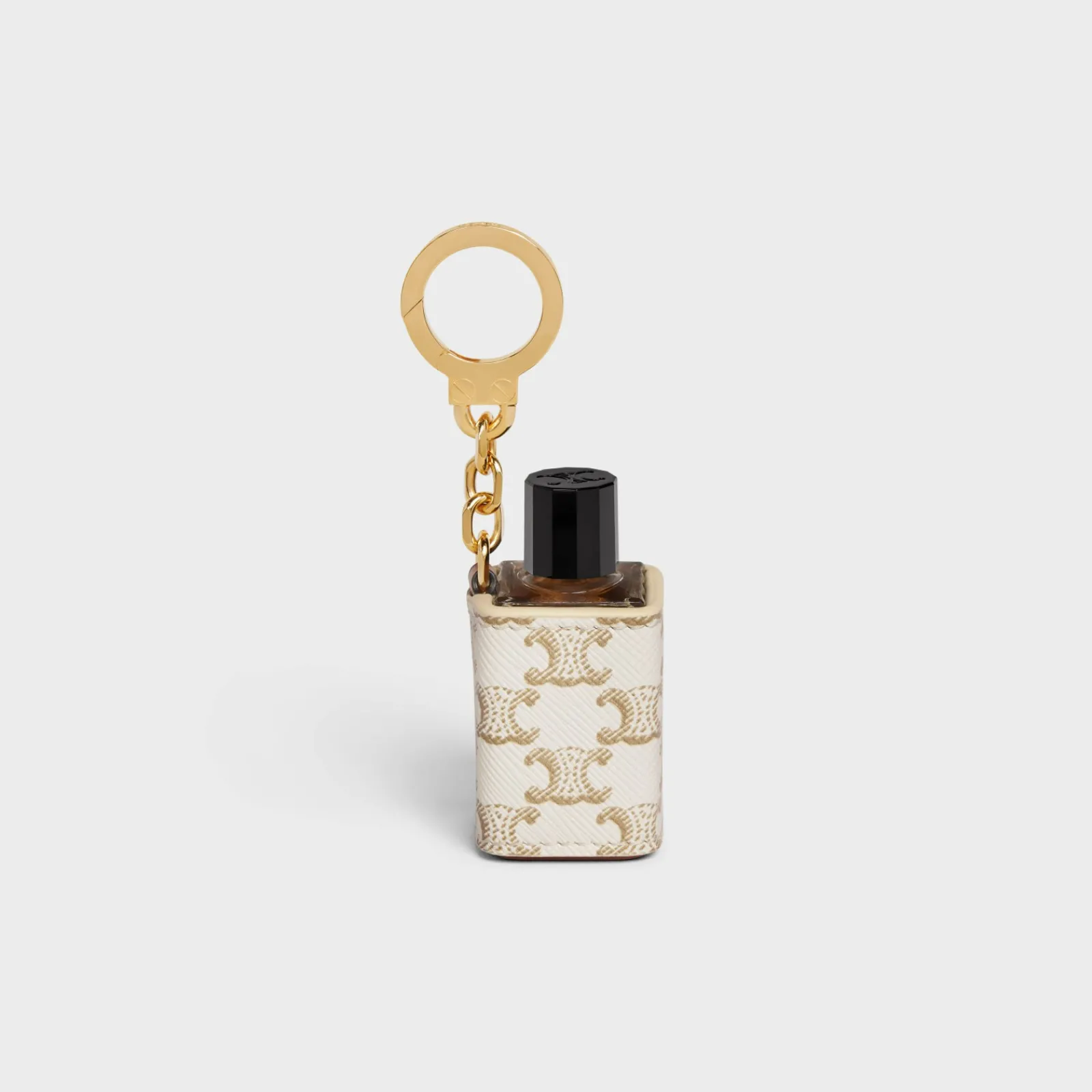 Best Miniature Perfume Holder Charm in Triomphe Canvas and calfskin Fragrances