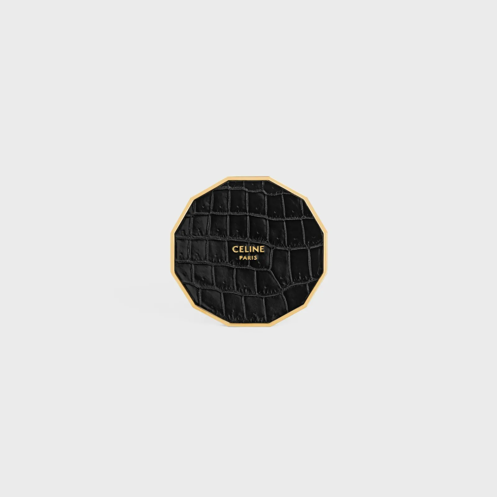 Discount MIRROR IN NILOTICUS CROCODILE AND BRASS Beauty Accessories | Travel