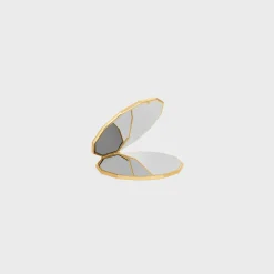Discount MIRROR IN NILOTICUS CROCODILE AND BRASS Beauty Accessories | Travel