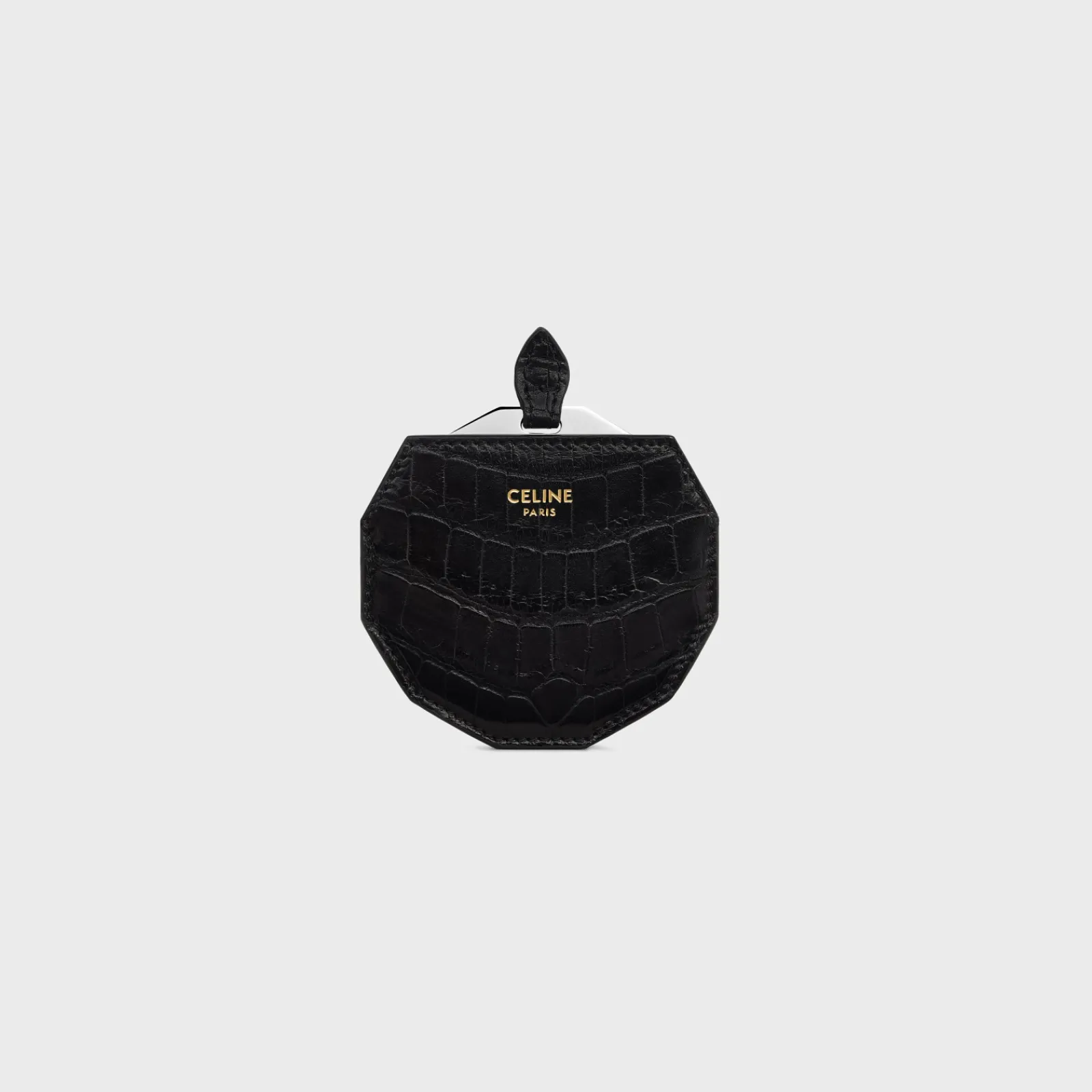Online MIRROR WITH POUCH IN NILOTICUS CROCODILE Beauty Accessories | Travel