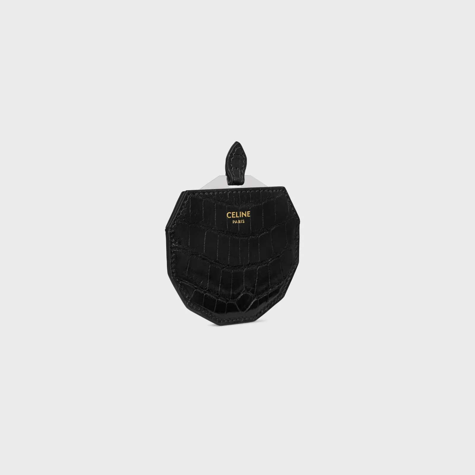Online MIRROR WITH POUCH IN NILOTICUS CROCODILE Beauty Accessories | Travel