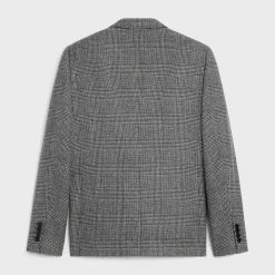 Clearance mods jacket in prince of wales wool Jackets & Trousers