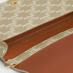 Hot MULTIPOCHETTE in TRIOMPHE CANVAS AND CALFSKIN Women Triomphe Canvas