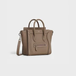 Clearance Nano Luggage bag in drummed calfskin Women More Lines·Other Lines