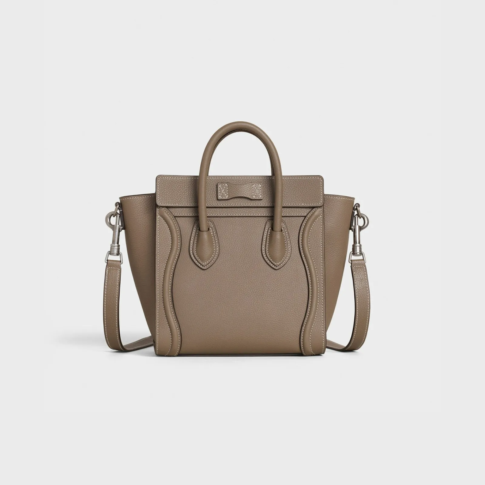 Clearance Nano Luggage bag in drummed calfskin Women More Lines·Other Lines