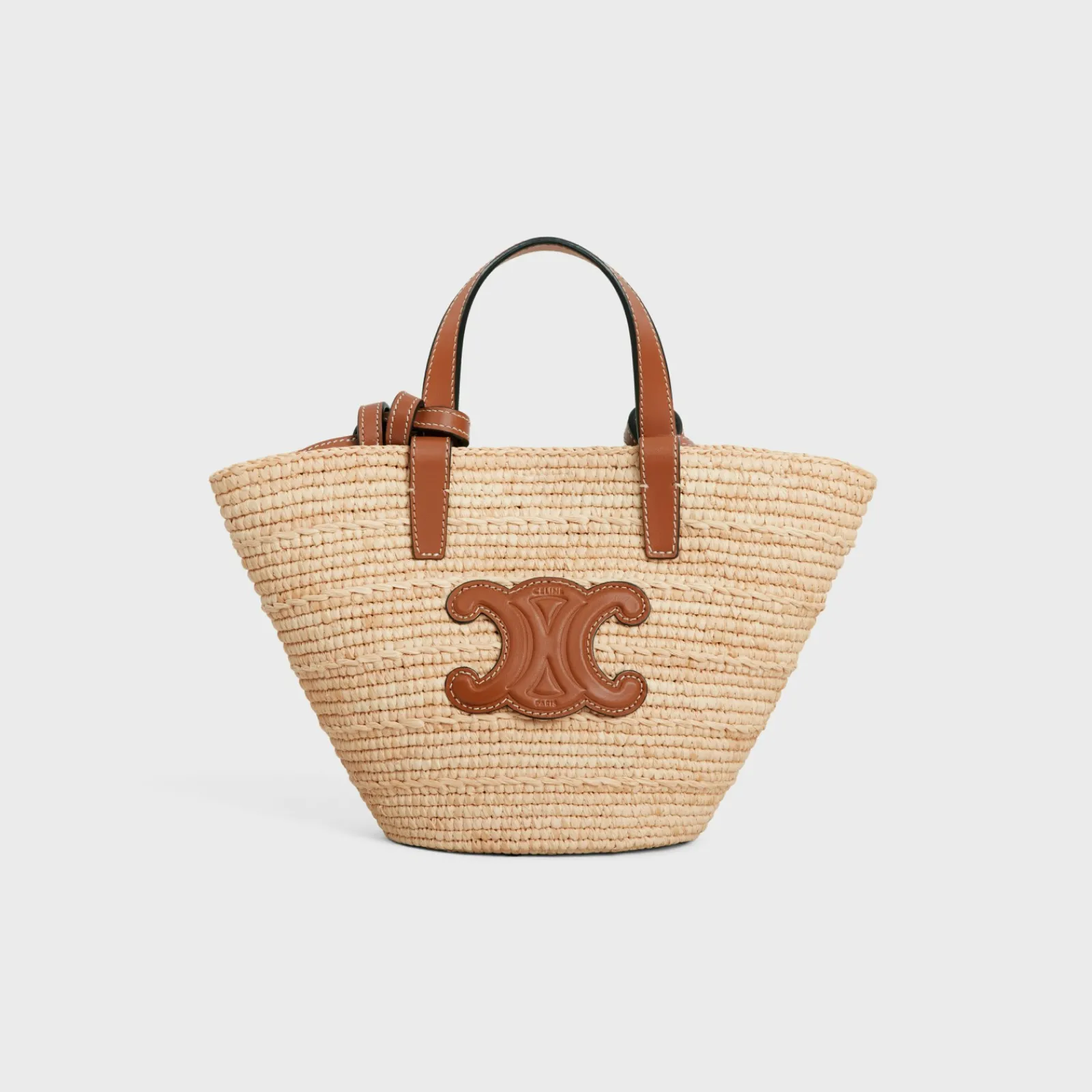 Outlet NANO SUPPLE CLASSIC PANIER in RAFFIA AND CALFSKIN Women More Lines·Other Lines