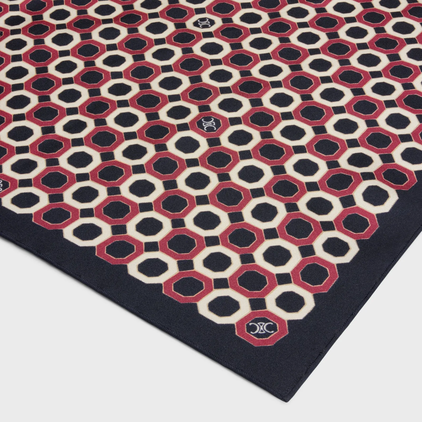 Online octagon bandana in silk twill Women Silk Scarves