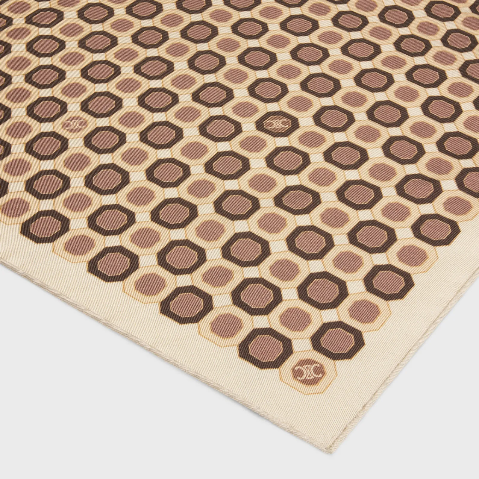 Sale octagon bandana in silk twill Women Silk Scarves